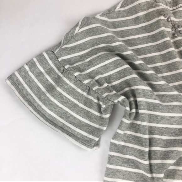 Banana Republic Striped Bell Sleeve Top - Picture 3 of 5